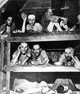 Концентрационен лагер Бухенвалд - бивши затворници на нарове в лагера; април 1945 г., след освобождаването на лагера (IPN)