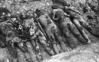 Концентрационен лагер Майданек– изкопани останки на затворници; август 1944 г. (IPN).